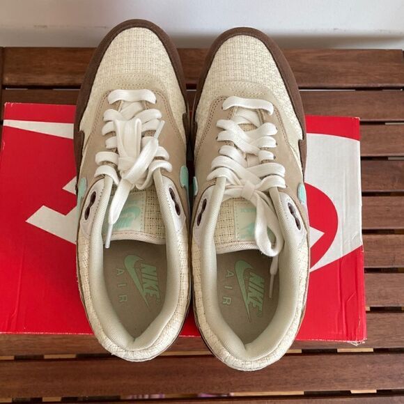 Nike Air Max 1 Premium Crepe Hemp Men Size 8 Women Size 9.5(FD5088-200)MSRP$180 - Picture 6 of 13